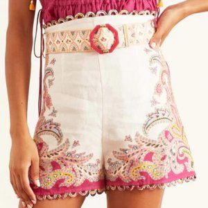 ZIMMERMANN Teddy Scalloped Shorts